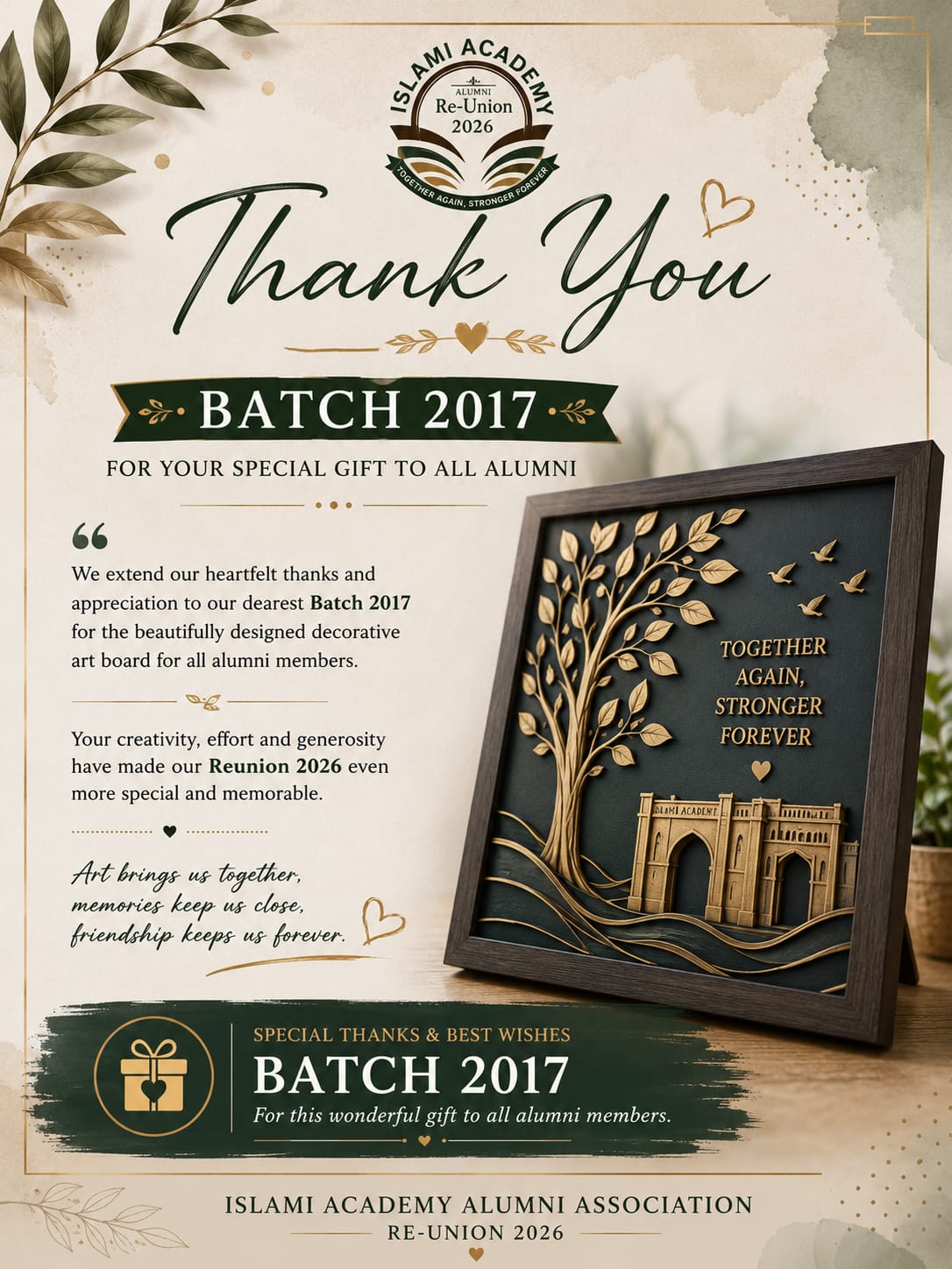 Thank You Batch 2017